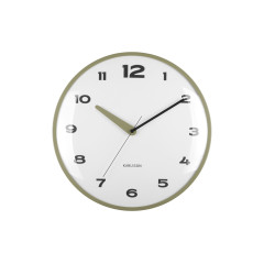 Nástenné hodiny Brisk Dome Karlsson KA6028GR, 40cm
